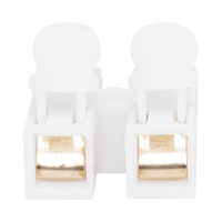 Conector tipo PUSH de 2 Contactos / Para una Conexión Rápida / Puentes de Cables