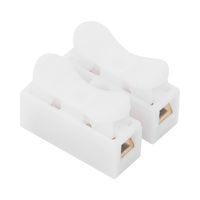 Conector tipo PUSH de 2 Contactos / Para una Conexión Rápida / Puentes de Cables