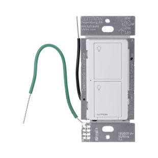 (Caseta Wireless) Interruptor Inteligente On/Off, No requiere cable neutro. 5A /120-277V