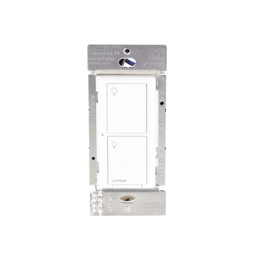 (Caseta Wireless) Interruptor Inteligente On/Off, No requiere cable neutro. 5A /120-277V