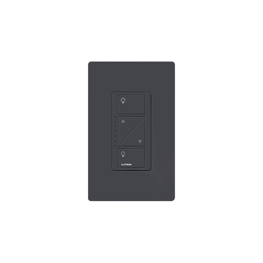 (Caseta Wireless) Atenuador de pared. Aumenta/Disminuye Intensidad de Iluminación. No requiere cable neutro. 150W LED / 600W INC/HAL