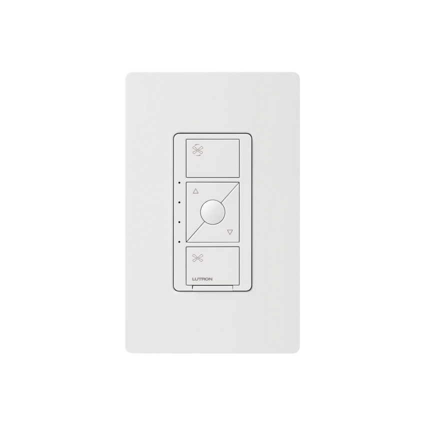 (Caseta Wireless) Control de velocidad inalámbrico para ventilador de techo, un solo polo.
