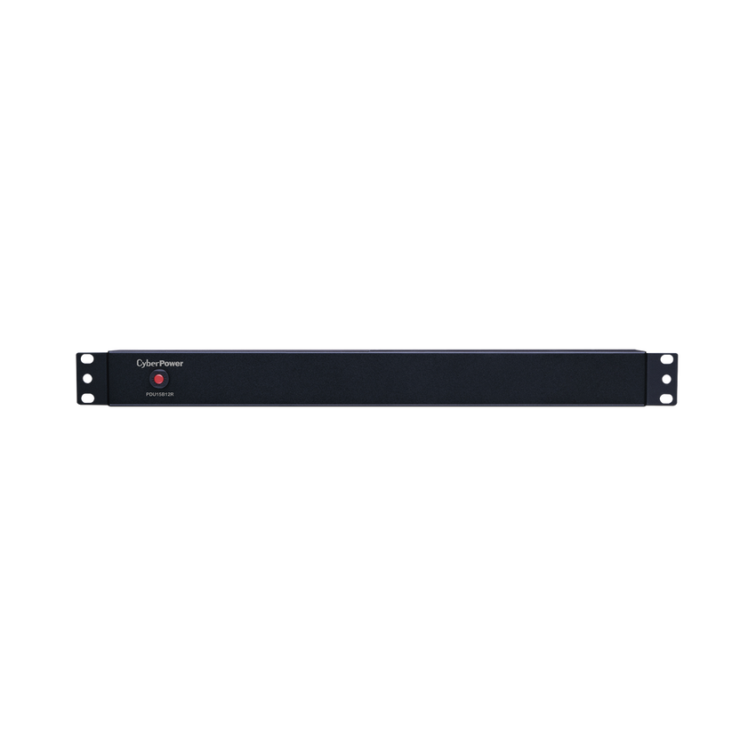 PDU Básico Para Distribución de Energía, Con 12 Tomas NEMA 5-15R Traseras, 1UR, 15 Amp, 120 Vca