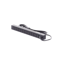 PDU Básico Para Distribución de Energía, Con 12 Tomas NEMA 5-15R Traseras, 1UR, 15 Amp, 120 Vca