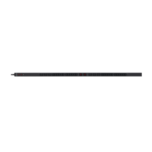 PDU Medible, Para Distribución de Energía, Entrada 200-230 NEMA L6-30P, Con 24 Tomas C13 Y 6 Tomas C19, de Instalación Vertical