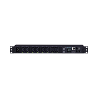 PDU Switchable y Monitoreable por Toma, para Distribución de Energía, Entrada 200-240 Vca NEMA L6-20P, Con 8 Salidas C13, Horizontal 19in, 2UR