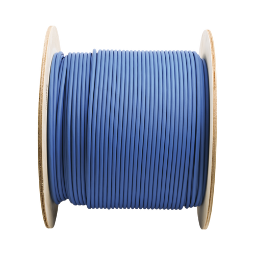 Bobina de Cable Blindado F/UTP de 4 Pares, Cat6A, Soporte de Aplicaciones 10GBase-T, LSZH (Libre de Gases Tóxicos), Color Azul, 305 Metros (1000 Pies)