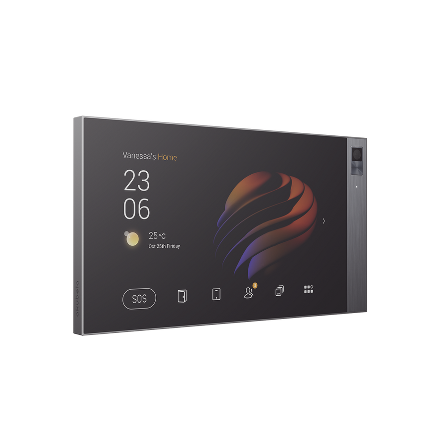 Pantalla táctil Hub controlador integrable con sistemas de automatización compatible con múltiples marcas. Conexión Wifi y Ethernet