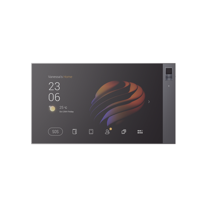 Pantalla táctil Hub controlador integrable con sistemas de automatización compatible con múltiples marcas. Conexión Wifi y Ethernet