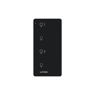 Control remoto PICO inalámbrico con 4 botones  encender/apagar grupo/escenas,  complemente con un atenuador o switch on/off