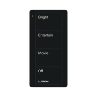 Control inalambrico PICO, 4 botones para con escenas ya predefinidas y grabado.