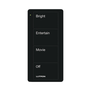 Control inalambrico PICO, 4 botones para con escenas ya predefinidas y grabado.