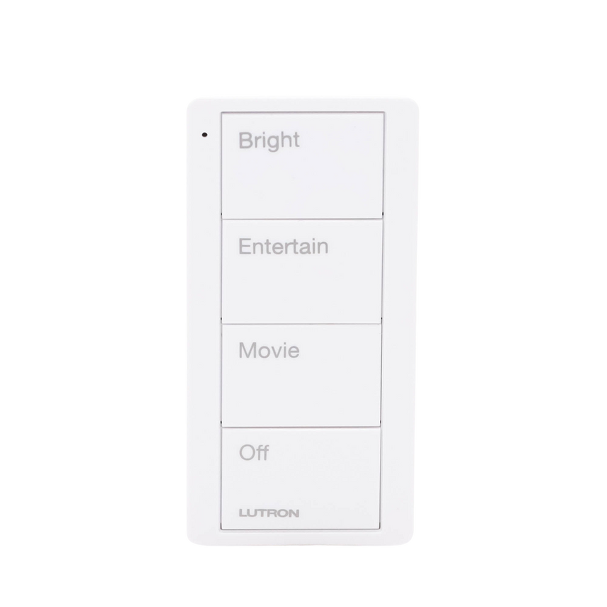 Control inalambrico PICO, 4 botones para con escenas ya predefinidas y grabado.
