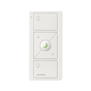 CONTROL REMOTO INALAMBRICO CON 3 BOTONES SUBIR/BAJAR, ENCENDER, APAGAR, NIGHTLIGHT color  blanco