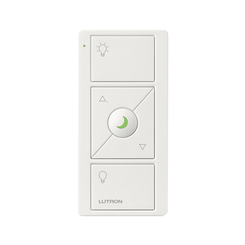 CONTROL REMOTO INALAMBRICO CON 3 BOTONES SUBIR/BAJAR, ENCENDER, APAGAR, NIGHTLIGHT color  blanco