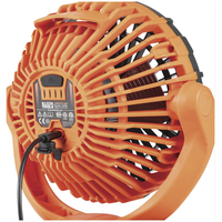 Ventilador Inalámbrico-Portátil Recargable Ideal para el Trabajo. Montable por Pinza o por Potentes Imanes. Incluye cable USB-C