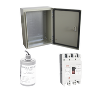 Kit de Centro de Carga Trifasico Para Corriente Alterna, Breaker de hasta 690 Vc de 100 A con Supresor de Descargas Atmosféricas.