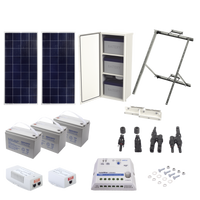 Kit Solar de 35 W con PoE 802.3af y PoE Pasivo 24 Vcc para una Cámara IP y un Radio Ubiquiti airMAX o Cambium ePMP.