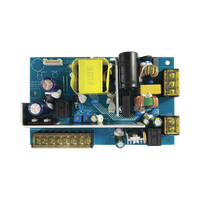 Tablilla de Fuente de alimentación de 1 salida 11-15 Vcc 5 A / Compatible con batería de respaldo y temporizador integrado / Voltaje de entrada 96-264 Vca