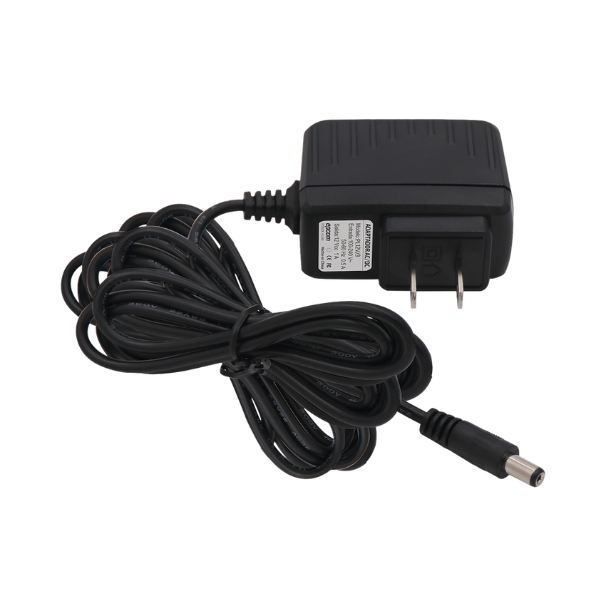 Fuente de Poder de 12 Vcc @ 1 Amp Regulado / Con Cable de 3 Metros / Uso en Interior / Múltiples Usos