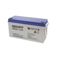 Batería de respaldo 12 V 150 Ah AGM | Certificada UL94-HB Retardo a la flama básica | Ciclo profundo | Para uso en aplicaciones fotovoltaicas y de emergencia | Terminales T5
