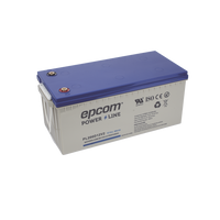 Batería de respaldo 12 V 200 Ah AGM | Certificada UL94-HB Retardo a la flama básica | Ciclo profundo | Para uso en aplicaciones fotovoltaicas y de emergencia | Terminales T5