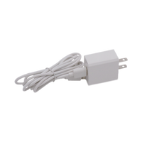 Cargador de pared USB de 5 Vcc 2A / Multi-puertos / USB-C / Micro USB / Tipo C / Lightning (iPhone) / Extensión de cable 1.2 metros