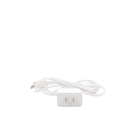 Cargador de pared USB de 5 Vcc 2A / Multi-puertos / USB-C / Micro USB / Tipo C / Lightning (iPhone) / Extensión de cable 1.2 metros