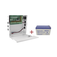 Kit / Fuente con 18 salidas / 20 Amperes totales / Ajuste de voltaje de 11-15 V / 20 A modelo PLK12DC20ABK / + Batería incluída LK712