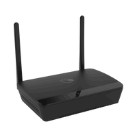 Router residencial cnPilot r195P de alta cobertura, doble banda, 2x puertos ATA, 1x puerto WAN con salida PoE para alimentar suscriptor Cambium