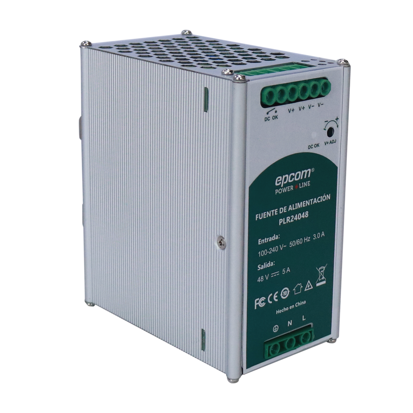 FUENTE DE ALIMENTACION 48 VCC / DIN RIEL /  5 AMPERES / 240 W