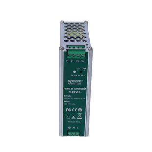 Fuente de alimentación /Entrada: 100-240 Vac /Salida: 12 Vcc / 6.3 A / 75 W / din rail