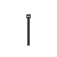 Cincho de Nylon 6.6 Pan-Ty™, 142mm largo x 2.5mm ancho, Color Negro, Exterior Resistente a Rayos UV, Paquete de 1000pz