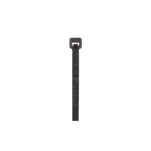 Cincho de Nylon 6.6 Pan-Ty™, 142mm largo x 2.5mm ancho, Color Negro, Exterior Resistente a Rayos UV, Paquete de 1000pz