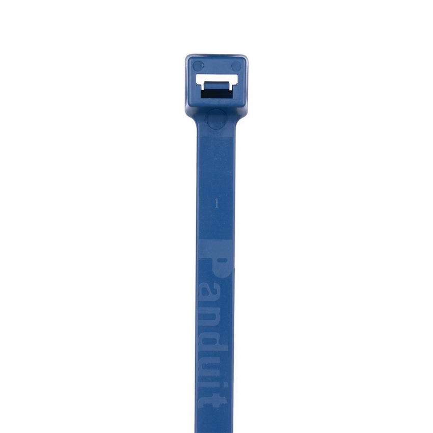 Cincho Pan-Ty® 203mm largo x 3.4mm ancho, Intermedio de Polipropileno y Metal Detectable, Color Azul Oscuro. 100 Piezas