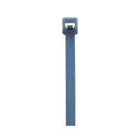 Cincho Pan-Ty™ 203mm Largo x 3.4mm ancho,  Intermedio de Nylon 6.6 y Metal Detectable, Color Azul. 100 Piezas.