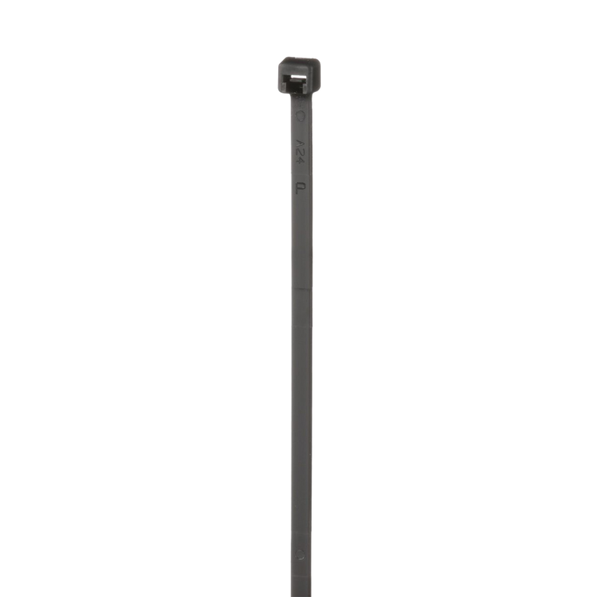 Cincho de Nylon 6.6, de 203mm largo x 3.6mm ancho, Color Negro. Paquete de 1000 Piezas