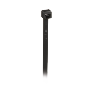 Cincho de Nylon 6.6, 203mm largo x 3.6mm ancho, Color Negro. Paquete de 1000 Piezas