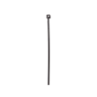 Cincho de Nylon 6.6 de Bloqueo, 203 mm largo x 2.5mm ancho, Color Negro, Exterior Resistente a Rayos UV, Paquete de 100pz