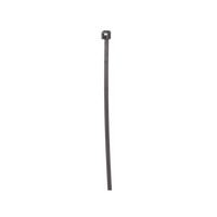 Cincho de Nylon 6.6 de Bloqueo, 203 mm largo x 2.5mm ancho, Color Negro, Exterior Resistente a Rayos UV, Paquete de 100pz