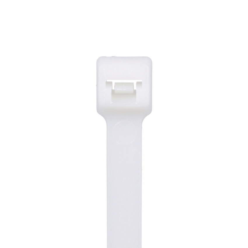 Cincho de Nylon 6.6 de Bloqueo, 188 mm largo x 4.8mm ancho, Color Natural, Interior, Paquete de 1000pz