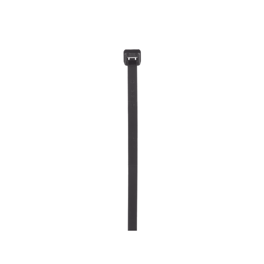 Cincho de Nylon 6.6, Color Negro, 292mm largo x 4.8mm ancho, Sección Transversal Estándar, Paquete de 1000 Piezas