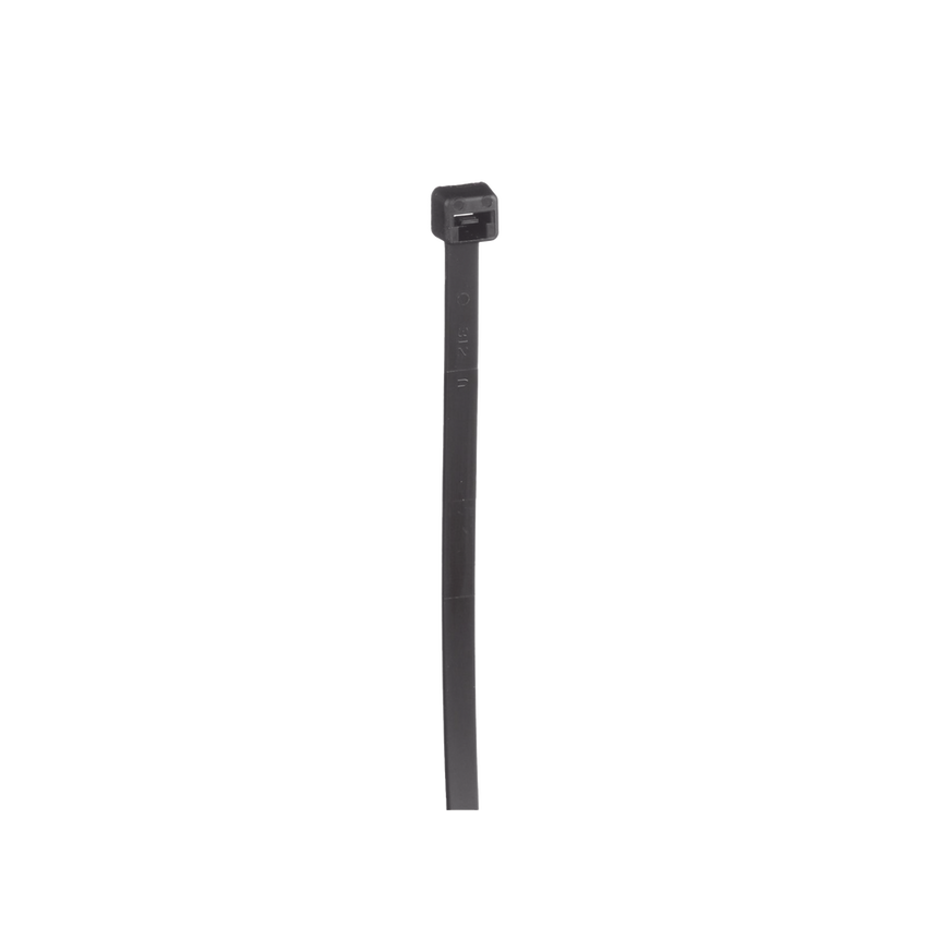 Cincho de Nylon 6.6, Color Negro, 292mm largo x 4.8mm ancho, Sección Transversal Estándar, Paquete de 1000 Piezas