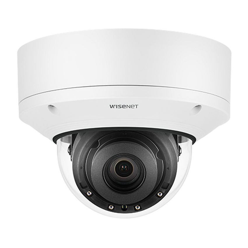 Cámara Domo 4K con IA / Lente Motorizado de 4.5 a 10mm / P-Iris, WDR 120dB / Ranura SD / Protección IP52 e IK10