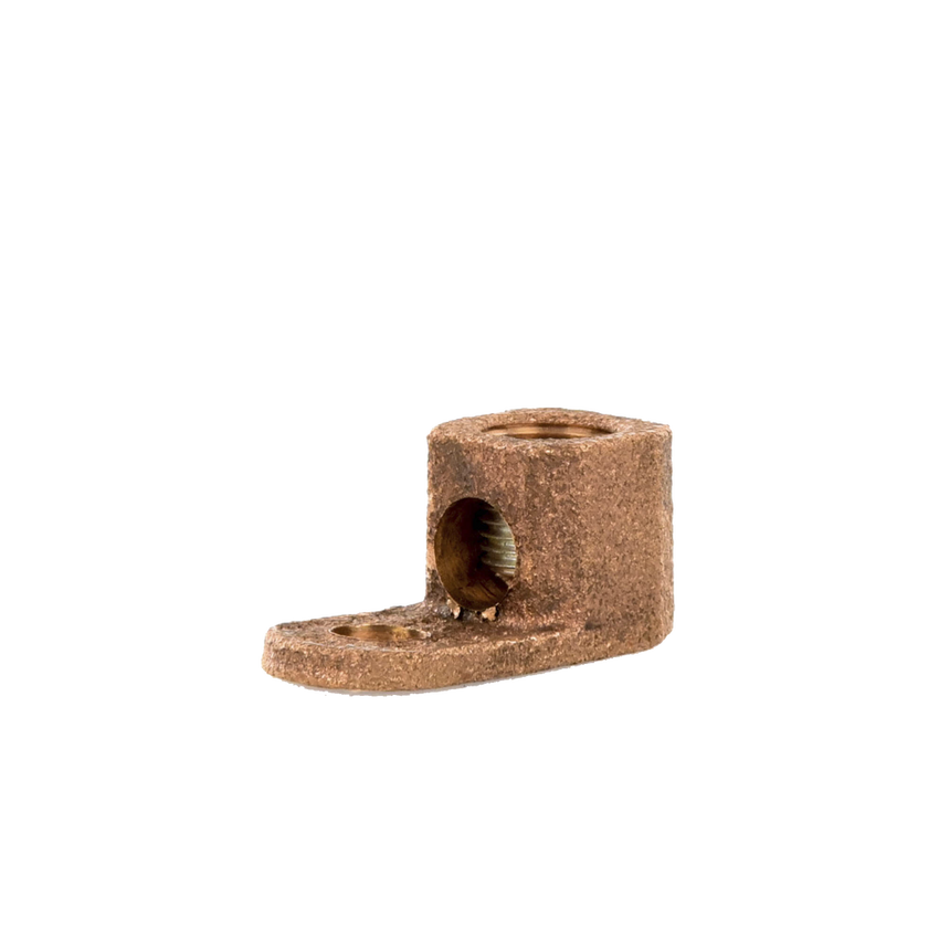 Terminal Tipo Lengüeta Recta de Cobre, Cal. 8 a 1/0 AWG,  Orificio para perno de 5/16" (7.9mm)