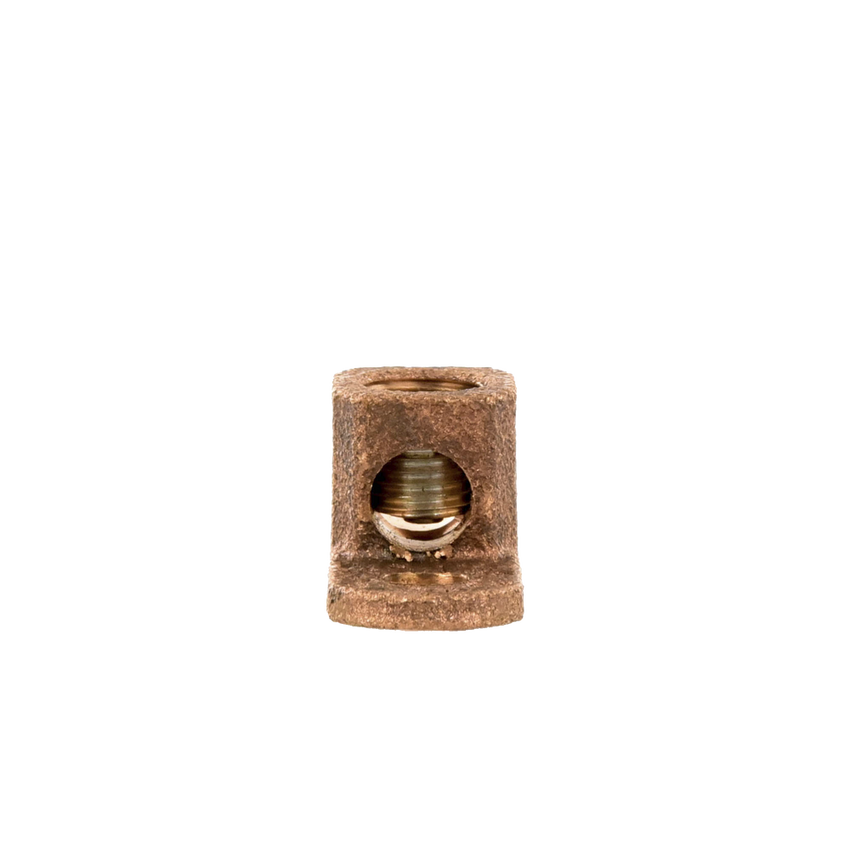 Terminal Tipo Lengüeta Recta de Cobre, Cal. 8 a 1/0 AWG,  Orificio para perno de 5/16" (7.9mm)