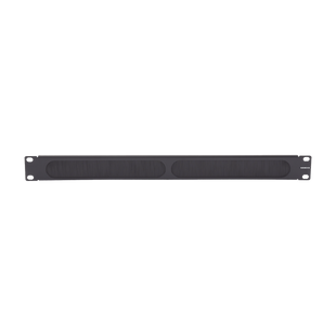 Tapa Ciega para Rack de 19in, Tipo Cepillo de Nylon, para Paso de Cables y Mejor Manejo Térmico, Color Negro, 1UR