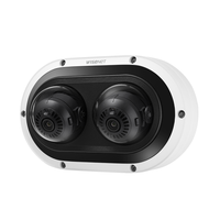 Camara IP Multi-sensor Multi-direccional / 2 Canales de 6MP / H.265 + WiseStream II / WDR 120dB / Exterior IP67 / IK10 / NEMA4X