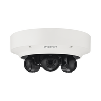 Cámara IP Multisensor 6MP ( 3 Sensores de 2MP) WDR 150 DB, Lente Motorizado 3 - 6 MM /  HPOE / IP66 / IK10 / NEMA 4X