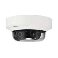 Cámara IP Multisensor 6MP ( 3 Sensores de 2MP) WDR 150 DB, Lente Motorizado 3 - 6 MM /  HPOE / IP66 / IK10 / NEMA 4X